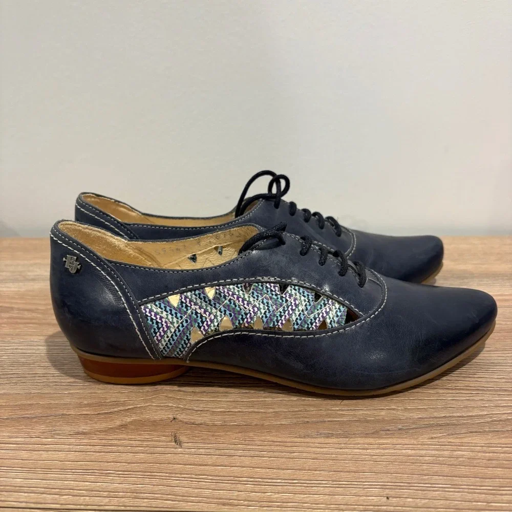 Fidji leather oxfords